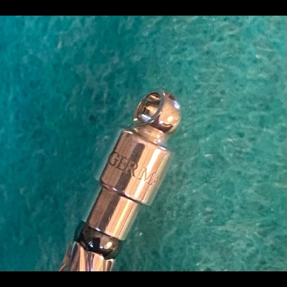 Tiffany RARE Hematite and Aztec carved sterling silver Bracelet (retired) - Picture 10 of 11